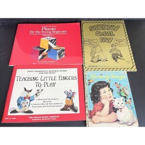 Kids Beginner Piano Lessons Music Lot Little Golden Book Nursery Songs Begommer